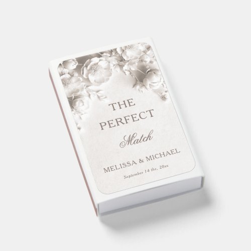 3D Floral "The Perfekt Match" Matchboxes