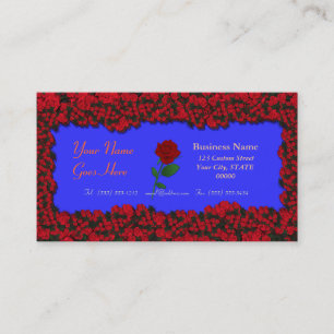 3D Floral - Three Dimensional Roses Bouquet Business Card
