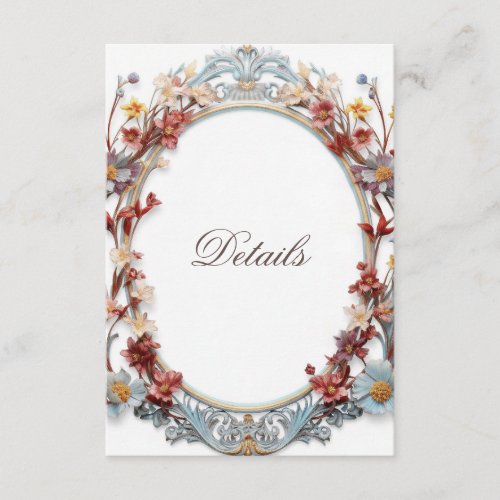 3D Floral Wreath Details