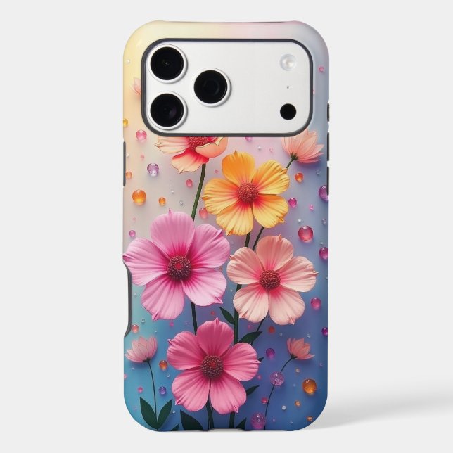 3D Flowers  Case-Mate iPhone Case (Back)