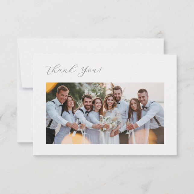 3D Flowers Paper Cut Roses Thank You Card (Front)