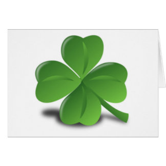 3D Four Leaf Clover Cards