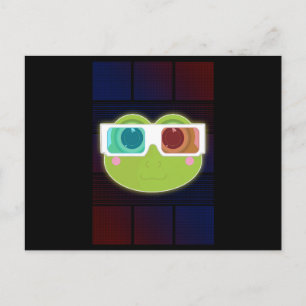 3D Frog Postcard