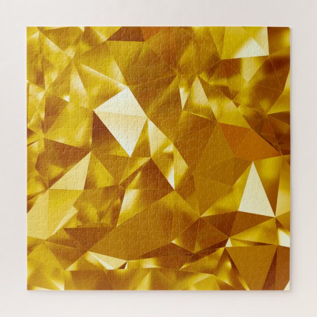 3D Geometric: Metallic Background Design Jigsaw Puzzle (Vertical)