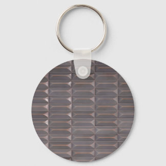 3D Geometric Tile Keychain