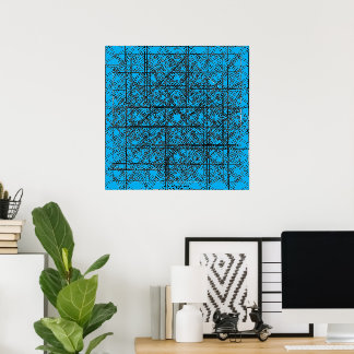 3D Glass Poster