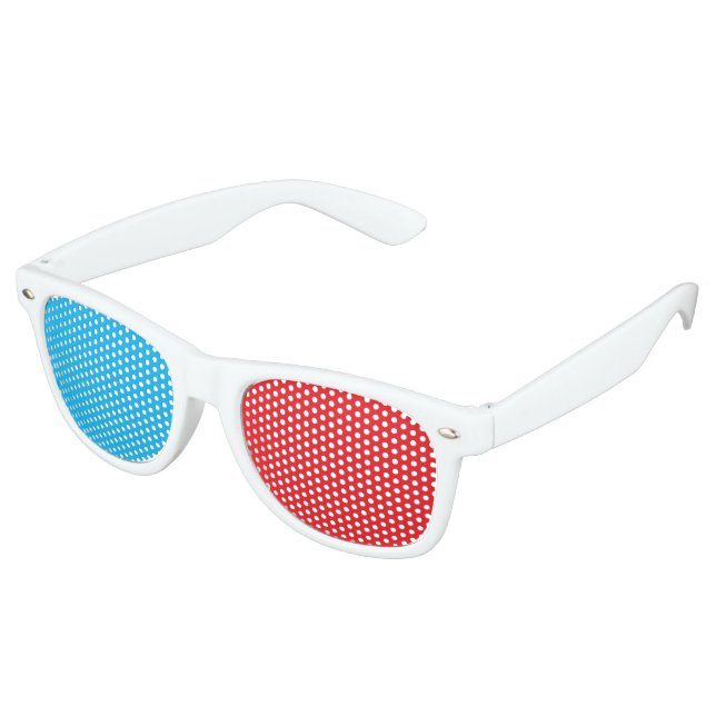 3D Glasses Aesthetic Retro Shades (Angled)