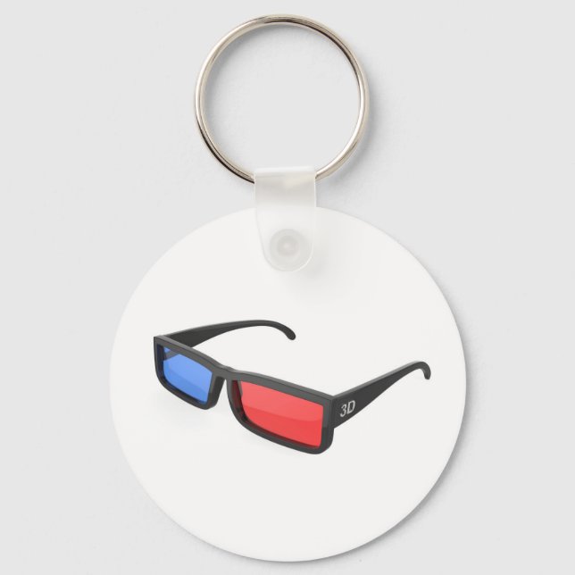 3d glasses keychain (Front)