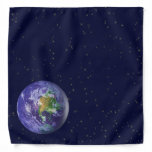 3D Globe Earth Day Bandana