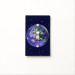 3D Globe Earth Day Light Switch Cover