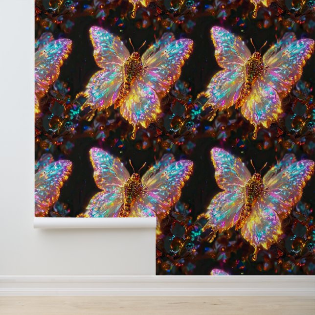 3D glowing butterfly  Wallpaper (Application)