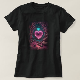 3d Glowing Heart Deep Inside T-Shirt