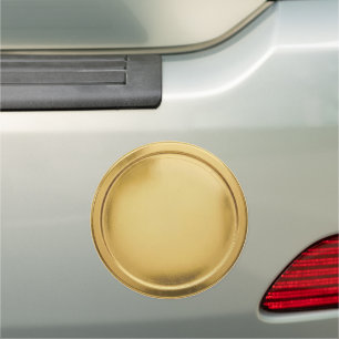 3D Gold Foil Seal Elegant Excellence Award Medal Car Magnet