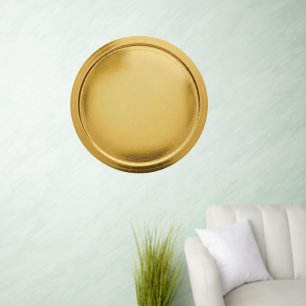 3D Gold Foil Seal Elegant Excellence Award Medal Wall Decal