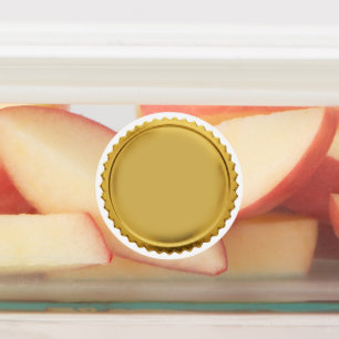 3D Gold Foil Seal Starburst Excellence Award Medal Labels