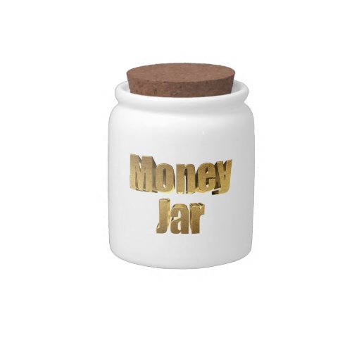 3D Gold Money Jar
