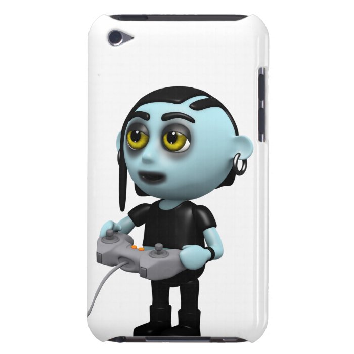 3d Goth Video Gamer Barely There iPod Case