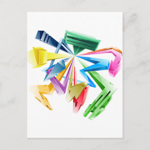 3d Graffiti Postcard