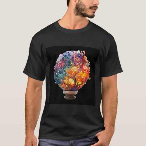 3D graphics Art T_Shirt