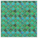 3d green scales with gold fabric
