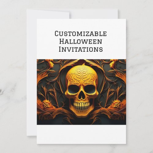 3D Halloween Invitation