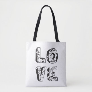 3D handwritten and flashy bag
