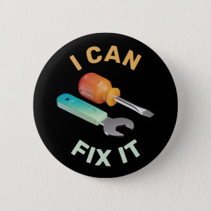 3D Handyman Tools: I Can Fix It! Button