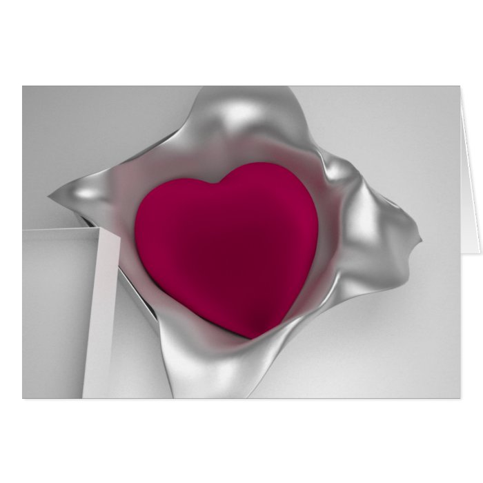 3D Heart Greeting Card