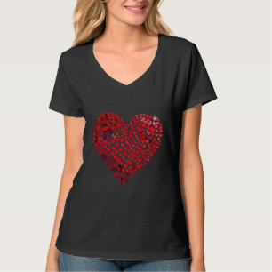 3D Hearts Valentines Day graphic T-Shirt