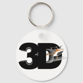 3d Helicopter Keychain