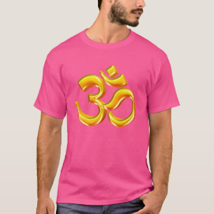 3D Hindu Ohm Symbol T-Shirt