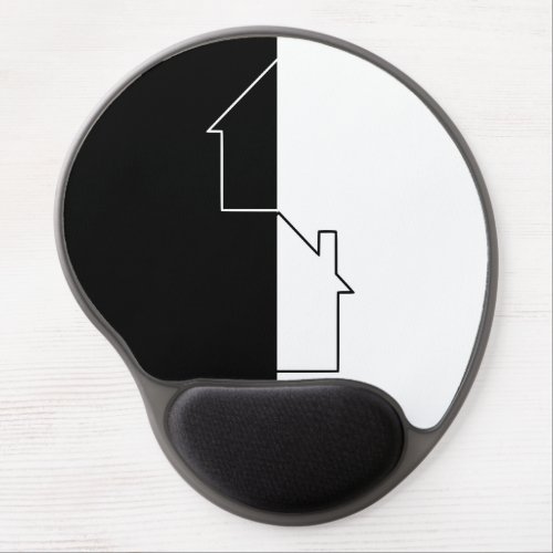 3D House Logo  Gel Mouse Pad