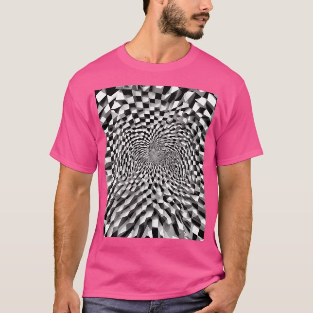 3D Illusion From Flat Image T-Shirt (Front)