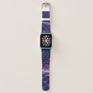 3D illustration, embossed mesh representing intern Apple Watch Band