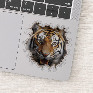 3D Jaguar Wall Break Art – Realistic Safari Sticker
