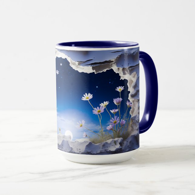 3D Landscape Mug Wrap Sublimation mug (Front Right)