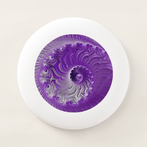  3D Lavender Pastel Fractal Pattern Design  Wham Wham_O Frisbee