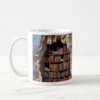 3D Library Mug Coffee Birthday Gifts 
