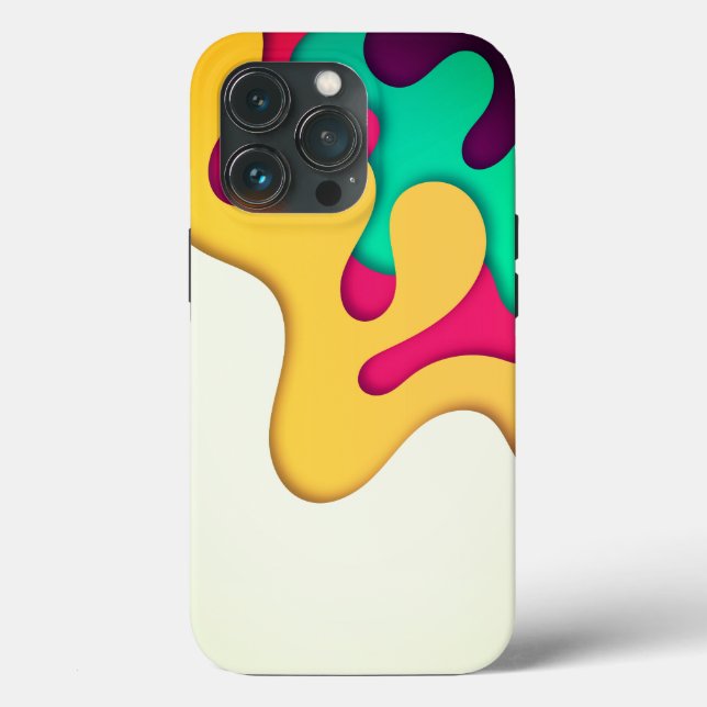 3D Liquid Pattern Case-Mate iPhone Case (Back)