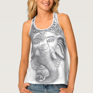 3d Lord Ganesha - Om Tank Top