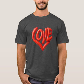 3D Love Heart friends T-Shirt