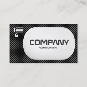 3d Lozenge - Black Net Texture Over Gray Business Card