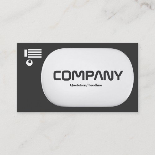 3d Lozenge _ Dark Gray 333333 Business Card