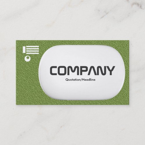 3d Lozenge _ Green Embossed Texture Business Card