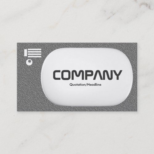 3d Lozenge _ Mid Gray Embossed Texture Business Card