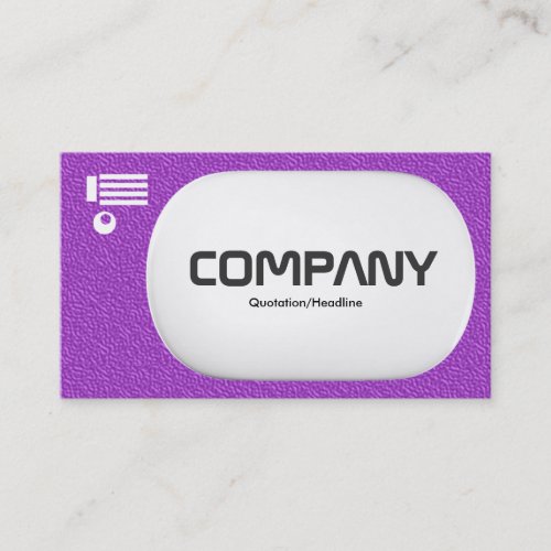 3d Lozenge _ Purple Embossed Texture Business Card