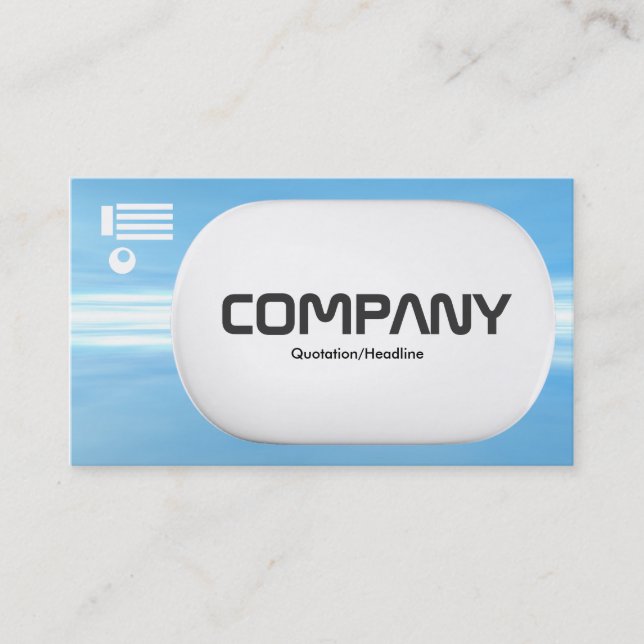 3d Lozenge - Reflections III Business Card (Front)