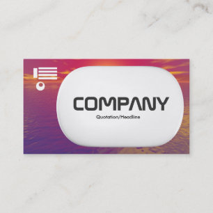 3d Lozenge - Sunrise Sunset Business Card