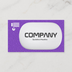 3d Lozenge - Violet Embossed Texture Business Card