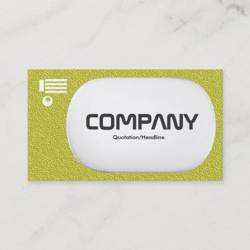 3d Lozenge _ Yellow Embossed Texture Business Card